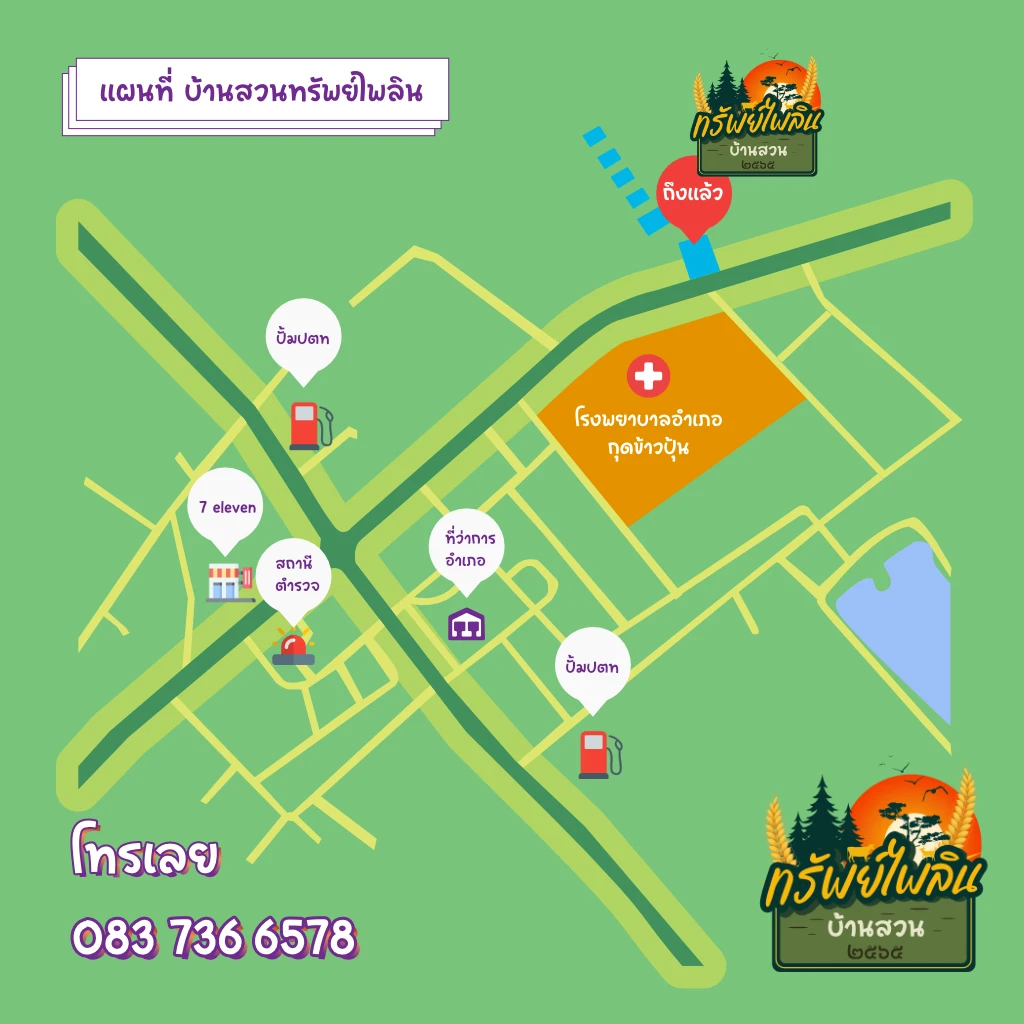 Ban Suan Sup Pairin Map